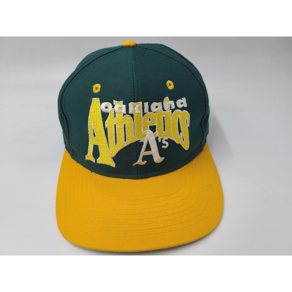 Vintage Oakland Athletics A's The Game Fitted 7 1/8 Hat Cap MLB Baseball Green